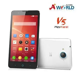 【$299免運】亞太電信 ZTE中興 A+World V5 四核手機 (CW505) 雙模單待【WCDMA可用】