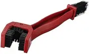 Bicycle and Motorcycle Chain Cleaning Brush,Motorcycle Bike Chain Maintenance Cleaning Brush Bike Chain Repair Tool Kit Chain Cycle Brake Dirt Remover Tool(Red)