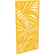 ProtectorAl 300-1200w x 1201-2400h Dark Yellow/Gloss White Jungle Unframed Composite Deco Panel
