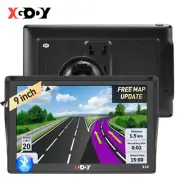 9" HD Bluetooth GPS Navigation Truck Navigator with Sunshade & AU Map 8GB XGODY