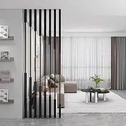 Room Divider Partition, Privacy Screens 7pcs Wall Divider for Room Separation, Freestanding Separation Column Post for Home Office Hospital, Home Decor Column(7pcs-E,255cm/100in/8.37ft)