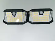 LANSOW Solar Motion Lights Outdoor 2 Pack, Wireless Motion Sensor Outdoor Light