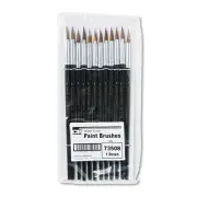 Charles Leonard Artist Brush Size 8 Camel Hair Round 12/Pack 73508