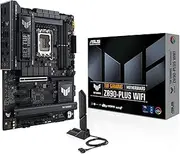 ASUS TUF Gaming Z890-PLUS WiFi Z890 LGA 1851 ATX Motherboard, Intel® Core™ Ultra Series 2 Ready, Advanced AI PC-Ready, 16+1+2+1 Stages, DDR5, PCIe® 5.0, Thunderbolt™ 4 Type-C®, 4X M.2, Wi-Fi 7, 2.5Gb