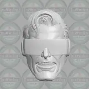 Eradicator v2 Last Son of Krypton custom head for McFarlane DC & other figures