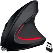 Ergonomic Wireless Mouse Unique Rechargeable Optical Vertical Mouse, 2.4G 5.0...