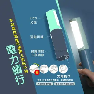 老婆叫我買 LED手持磁吸小夜燈 夜燈 床頭燈 led燈 led感應燈 床頭壁燈 磁吸感應 感應式 led燈具 手持