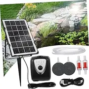 Generic Solar Pump Set for Fish and Aquarium Oxygenation Equipment with Modes for Enhanced Water Movement and Oxygen Levels