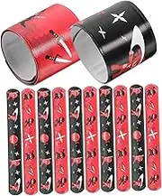 MOBUTOFU 12pcs Slap Bracelet Toys Snap Bands for Kids Party Favors Animal Slap Bands Decorative Wristbands