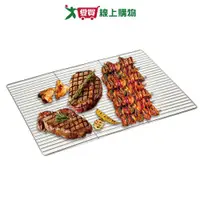 在飛比找樂天市場購物網優惠-七里香 正304不鏽鋼方格烤肉網(28x38cm)台灣製 烤