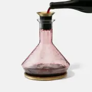 Wine Decanter w/ Wood Coaster & Micro-Perforated Aerator - TOP SELLER