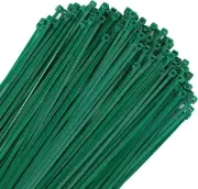 Green Zip Ties 6 Inch 3Mm Dark Green Nylon Garden Cable Zip Ties Self Locking Ca