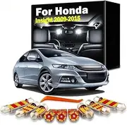 11Pcs LED Interior Dome Map Door Light Car Bulbs Kit, For Honda Insight 2009 2010 2011 2012 2013 2014 2015 Number Plate Lamp