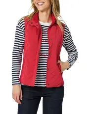 [Gordon Smith] Brighton Puffer Vest in Red