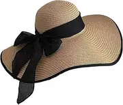 [Generic] Straw Hat Women's Summer Sun Block Big Brim Hat Beach Hat