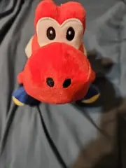 Super Mario Bros Red Yoshi Plush Stuffed Nintendo Character 8" Little Buddy