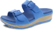 Dansko Women's Shoes Sandal Slide Kandi Blue Mule Medium 36 37 38 39 40 41 42