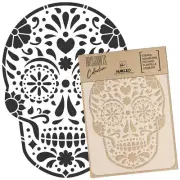 DIY Reusable Plastic STENCIL A3 A4 A5 DIA DE LOS MUERTOS Scrapbooking Decoupage