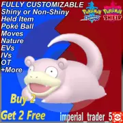 Pokémon Sword and Shield ✨ Shiny Slowpoke ✨ W/ Best 6IV Customizable