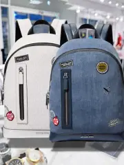 Michael Kors Cooper Men Slim Embellished Zip Commuter Backpack Bag Variation