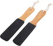 PLAFOPE 2pcs Foot Rasp File Shaped Callus Remover Trimming File for Smooth Feet Durable Beech Carbide Material for Men Women Seniors