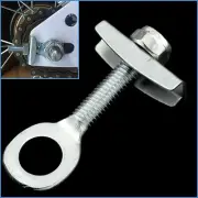 2pcs Aluminium Bicycle Fixie Chain Tensioner Single Speed Bike Screw Adjustable
