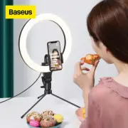 Baseus 10 12 inch LED Selfie Ring Light Lamp With Tripod Stand Live Streaming