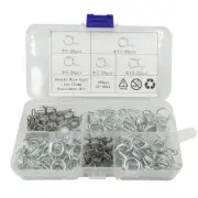 Pack of 100 Stainless Steel Hose Tube Spring Clamps Clips for Car Motorcycle