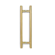 LANE Pull Handle Entrance Brushed Brass Round L537958
