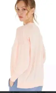 Ted Baker Nicci Cotton Blend Sweater Pullover S NWT US2 LiGHT PINK $195
