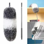 Microfiber Feather Duster with Extendable Pole 100" Telescoping Cobweb Duster