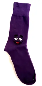 McDonald's Restaurants Fast Food Purple Grimace Adult Crew Socks NOS New