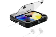Portable CD Player,Mini CD Player with Bluetooth,Rechargeable Small CD Player with Headphones for Car Travel