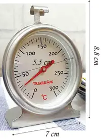在飛比找露天拍賣優惠-三箭牌 WG-T5L 300°C加大視窗專業烤箱溫度計/含稅