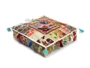 Decorative patchwork cushion cover home decor unfilled floor pillows