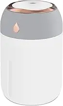 Daseeme 330mL Colorful Mist Humidifier Diffuser Portable 7-Color Night Light Quiet USB Humidifier with 2 Mist Modes Cool Mist for Desktop Car Home Office Bedroom