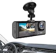 Car Dashboard Camera - Car Front Camera, Portable Cam Dashboard | Easy Working Night Vision Cameras Dashboard, Security Camera, Cam Front Inside with Display Screen for Most Vehicles