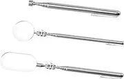 Inspection Mirror - Auto Inspection Telescopic Mirror Tool - Beginners Foldable Heavy Duty Mechanics Gadgets for Electricians, Construction, Aviation, Welding