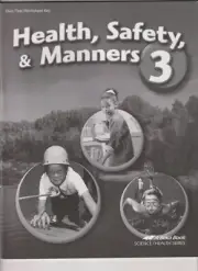 ABEKA HEALTH SAFETY & MANNERS 3 quizzes tests worksheets + TEACHER KEY - NEW