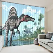 3D Dinosaur 55 Blockout Photo Curtain Printing Curtains Drapes Fabric Window AU
