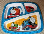 Thomas & Friends Train Vintage 3 Section Child's Plate by Zak! Toddler BPA Free