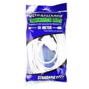 Ultracharge 10m Extension Power Cord 10A Cable with Piggyback Plug (White)