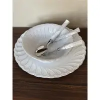 在飛比找ETMall東森購物網優惠-邊集EDITOR意大利VIRGINIA復古浮雕碗盤子咖啡杯碟