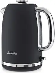 Sunbeam Alinea Electric Kettle 1,7 L 2,4kW Fast Boil Dark Canyon Black KE2700K