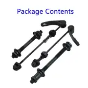 MTB Bikes Quick Release QR Skewer Set For 6/7/8 Speed Bicycle Axle Lightweight