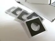 5 - 2x2 plastic snaplock coin holders for 1/2 OZ. GOLD EAGLE