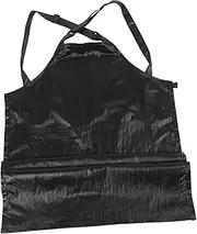FOMIYES Barber Work Apron Sleeveless Hair Coloring Apron with Pocket for Salon Home Use Durable Practical Design for Barbershops Cafes and Restaurants