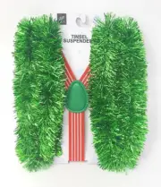 30Watt Tinsel Suspenders Onesize Christmas NEW SHIPS SAME DAY