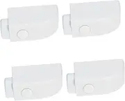 HOMSFOU 4Pcs Window Safety Lock for Sliding Doors Security Theft Device Prevents From Falling Easy Installation Range Finish