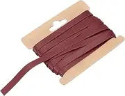 uxcell Double Fold Bias Tape for Sewing 1/3 Inch x 6 Yards Satin Pre-fold Continuous Binding Tape for Seaming Quilting Hemming Binding DIY Crafts, Wine Red